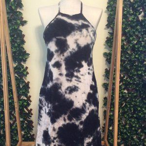 Macoma Boutique Sz L Tie Dye Dress